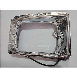 Marco para Luz Izquierda Toyota 1979-1983 2WD/4WD Cromada con Luz