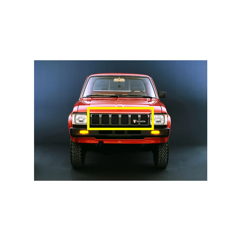 Persiana Cromada Gris Toyota 1982-1983 4WD