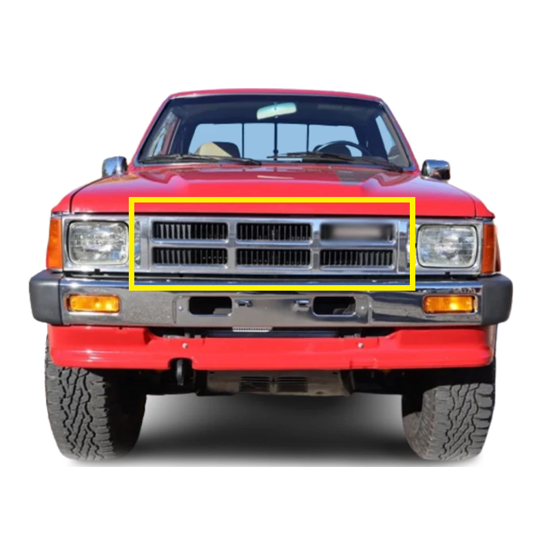 Persiana Cromada Negro Toyota 1984-1986 4WD