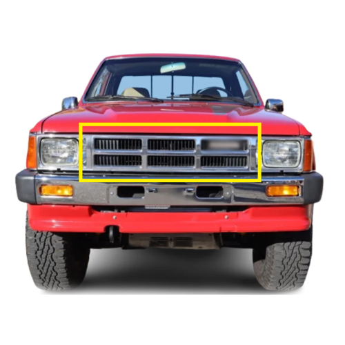 Persiana Cromada Negro Toyota 1984-1986 4WD