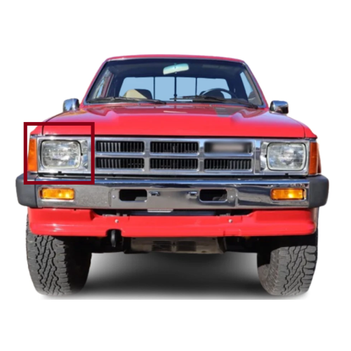 Marco para Luz Derecha Toyota 1984-1986 4WD Cromada