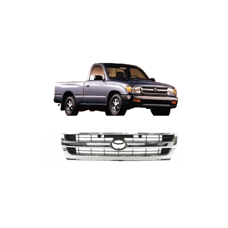 Persiana Cromada Negro Toyota Tacoma 1997 -2000 2WD