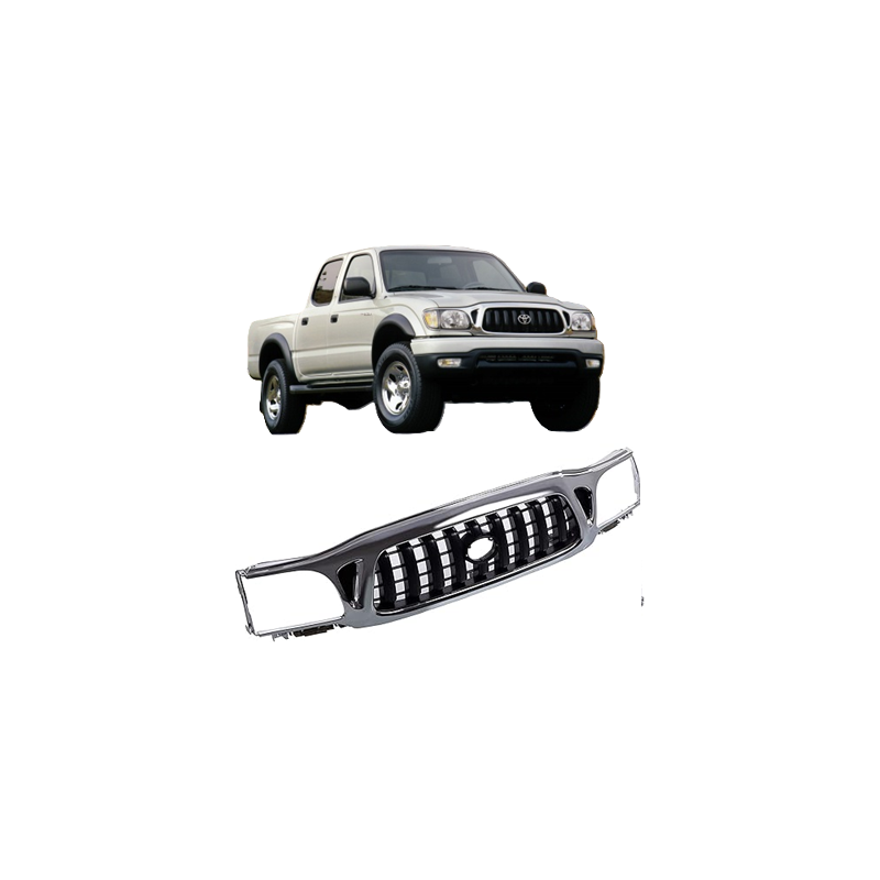 Persiana Cromo/Negro Tacoma 2001-2004
