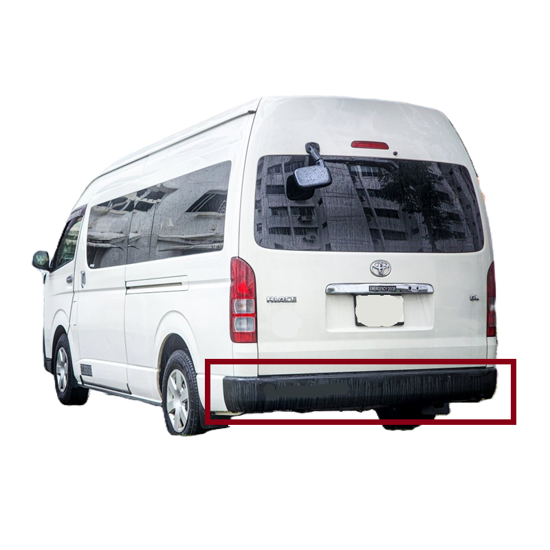 Bomper Trasero Hiace 2005-2018 Techo Alto