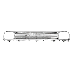 Persiana Full Cromada Toyota 1989-1991 2WD