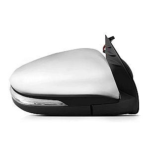 Retrovisor Derecho Electrico Cromado con Luz Hilux 2015-2025