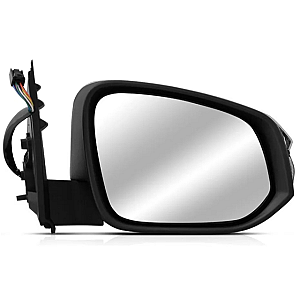 Retrovisor Derecho Electrico Cromado con Luz Hilux 2015-2025