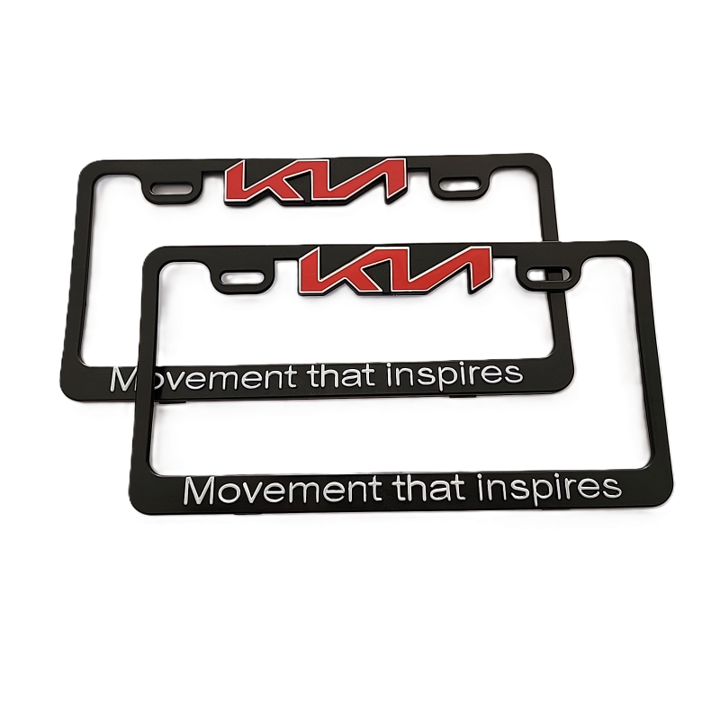 Porta placas KIA 3D para Auto 2 pcs