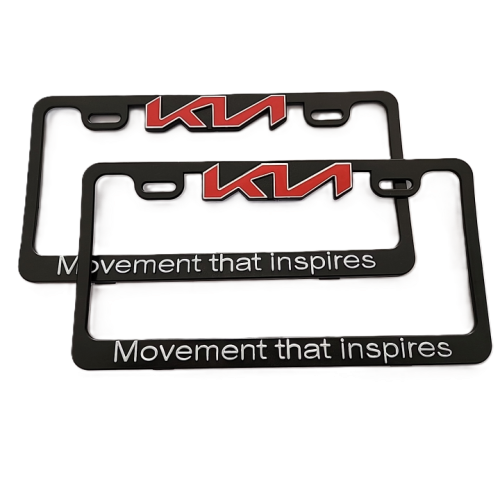 Porta placas KIA 3D para Auto 2 pcs
