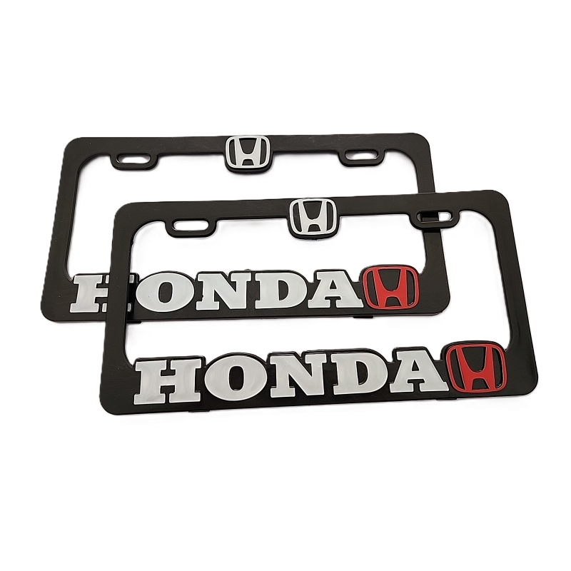 Porta placas HONDA 3D para Auto 2 pcs