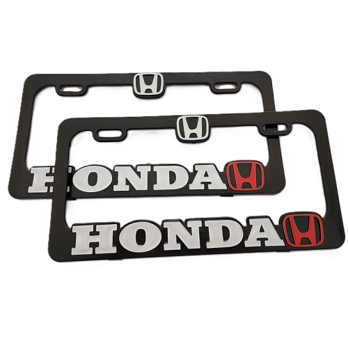 Porta placas HONDA 3D para Auto 2 pcs