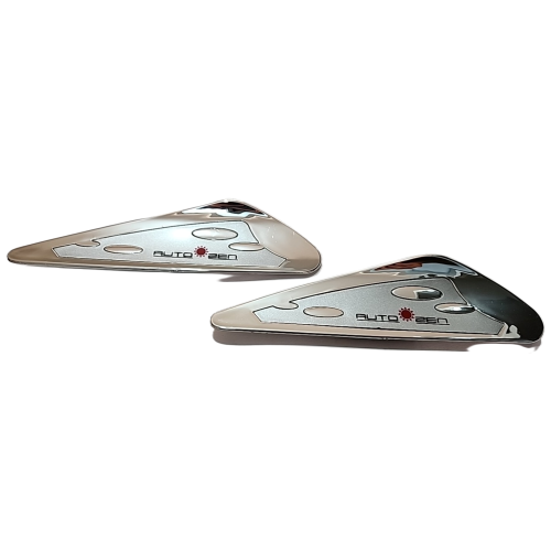 DEFLECTOR PLUMILLA CROMO/GRIS