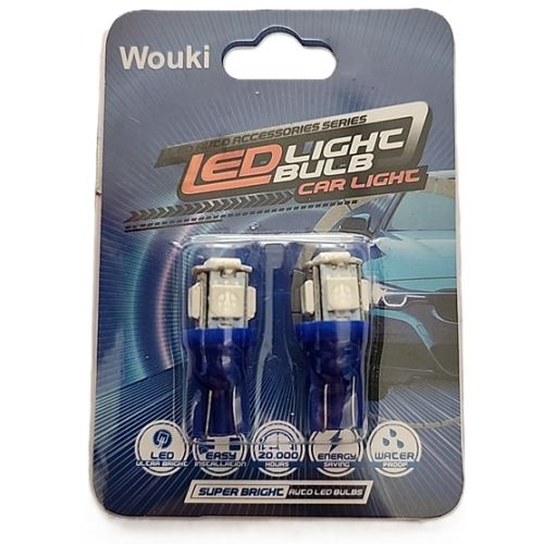 LUZ MEDIA 5 LEDS AZUL