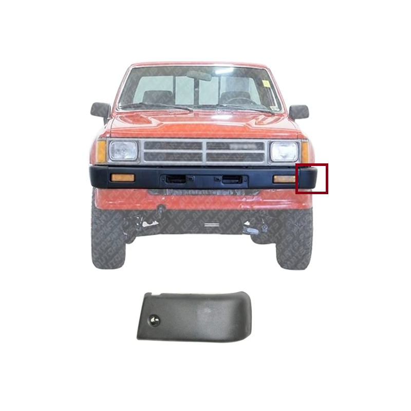 Lateral Izquierdo Bomper Negro Toyota 1984-1988 4WD