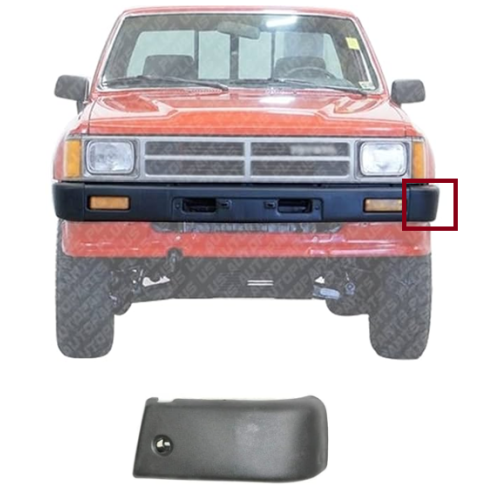 Lateral Izquierdo Bomper Negro Toyota 1984-1988 4WD
