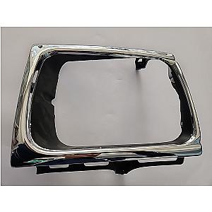 Marco para Luz Lateral Izquierda Cromada/Negro Hilux 1992-1995 4WD